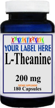 Private Label L-Theanine 200mg 180caps Private Label 12,100,500 Bottle Price