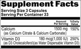Private Label Super Calcium + Vitamin D 1500mg/1000IU 100caps or 200caps Private Label 12,100,500 Bottle Price