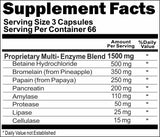 Private Label Super Strength Multi-Enzyme Complex 200caps Private Label 12,100,500 Bottle Price