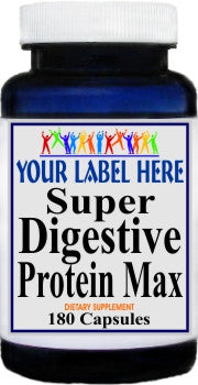 Private Label Super Digestive Protein Max 180caps Private Label 12,100,500 Bottle Price