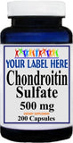 Private Label Chondroitin Sulfate 500mg 200caps Private Label 12,100,500 Bottle Price