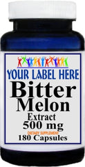 Private Label Bitter Melon Extract 500mg 180caps Private Label 12,100,500 Bottle Price