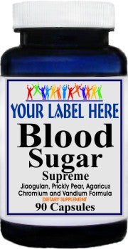 Private Label Blood Sugar Supreme 90caps Private Label 12,100,500 Bottle Price