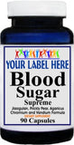 Private Label Blood Sugar Supreme 90caps Private Label 12,100,500 Bottle Price