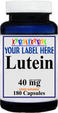 Private Label Lutein 40mg 180caps Private Label 12,100,500 Bottle Price