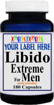Private Label Libido Extreme for Men 180caps Private Label 12,100,500 Bottle Price