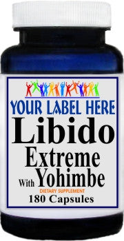 Private Label Libido Extreme with Yohimbe 180caps Private Label 12,100,500 Bottle Price