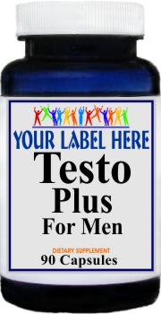 Private Label Testo Plus For Men 90caps or 180caps Private Label 12,100,500 Bottle Price