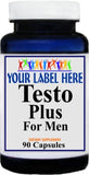 Private Label Testo Plus For Men 90caps or 180caps Private Label 12,100,500 Bottle Price